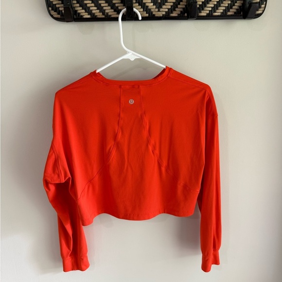Lululemon Muscle Love Long Sleeve - Red/Orange - Size Small/Medium - Picture 10 of 16